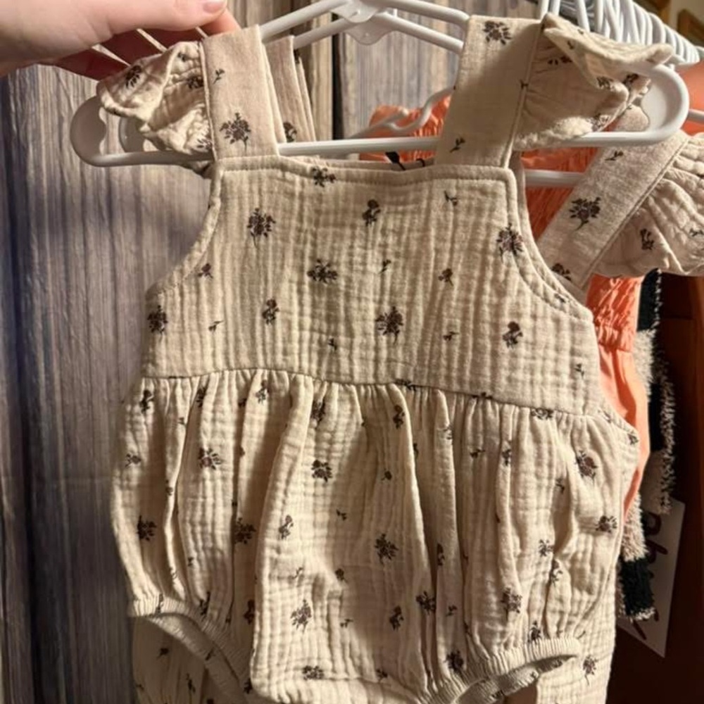 Floral Baby Romper-ORGANIC